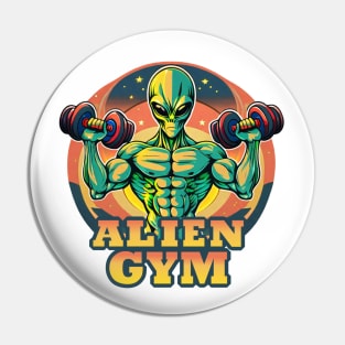 alien gym Pin