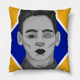 Sad male clown Pillow