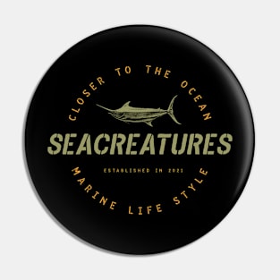 SEACREATURES Pin