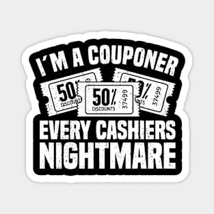 Couponing Funny Couponer Magnet