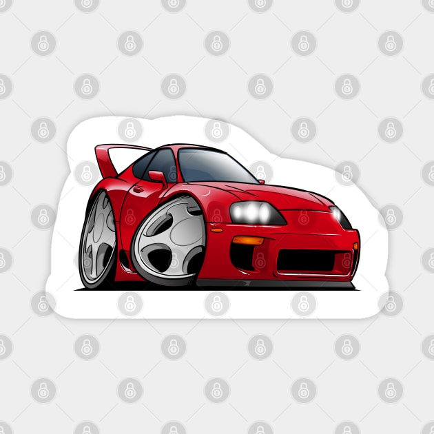 Toyota JZA80 Supra Magnet by killustrator