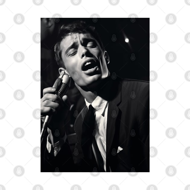 Superbe photo Jacques Brel - magnifique portrait (rare) by Labonneepoque