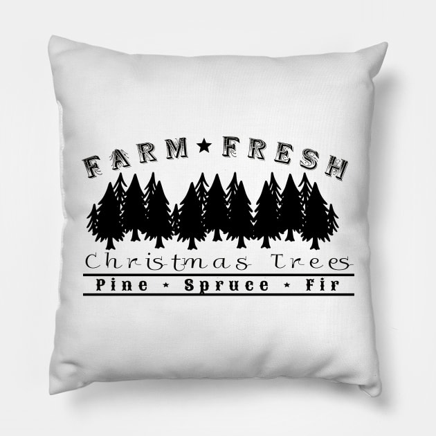 Tree Farm Pillow by Holisticfox