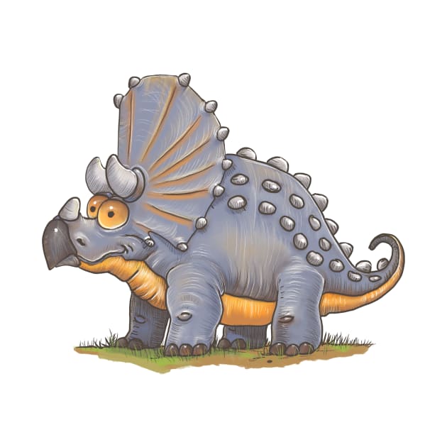 Triceratops by Artofokan