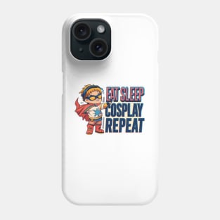 Cosplay, Eat, Repeat Phone Case