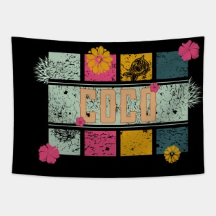 80s // Name // Coco // Retro Style Tapestry