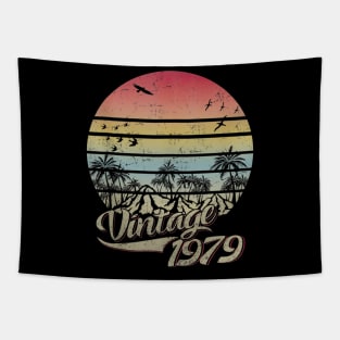 Vintage 1979 Retro Style Classic 41th Birthday Gift Tapestry