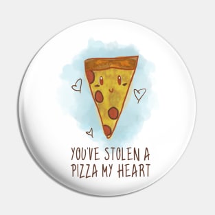 Pizza My Heart Pin