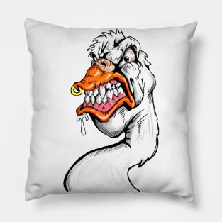 Angry goose Pillow