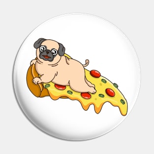 Pizza Pug Pin