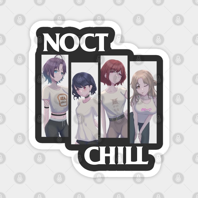 Idolmaster shiny colors - noct chill Magnet by naderu