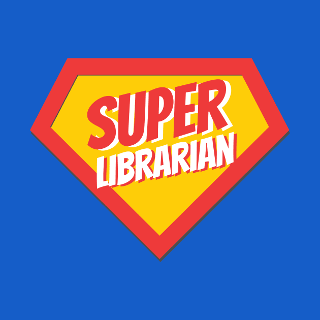 Librarian Gifts | Super Librarian by BetterManufaktur