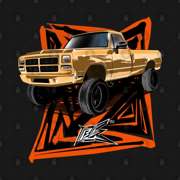 dodge first gen truck yellow by naquash