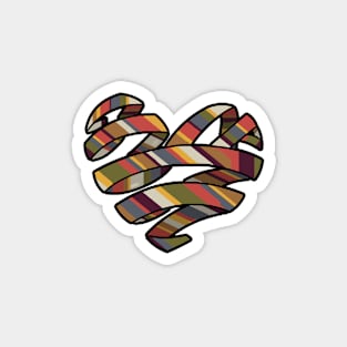 Scarf Heart Magnet