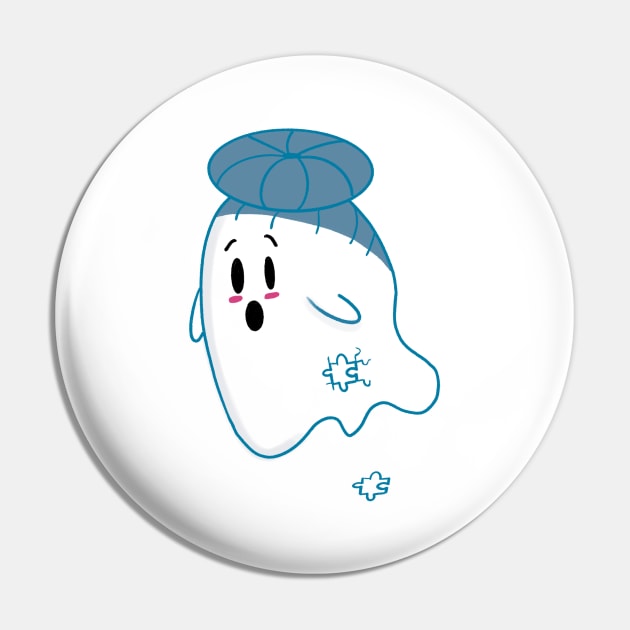 Little Ghost Scattered Pin by nathalieaynie