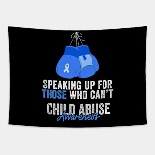 Child Abuse Prevention Awareness Month Blue Ribbon gift idea Tapestry