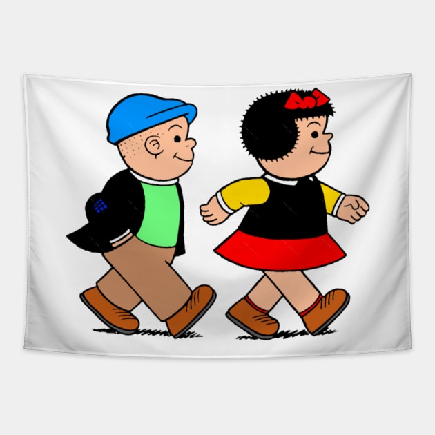 Nancy And Sluggo Tapestry by szymkowski