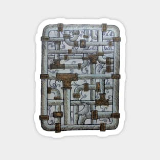 Foggy Labyrinth Magnet