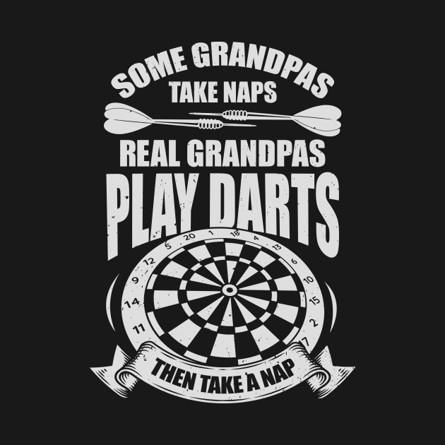 Funny Darts Grandpa Grandfather Gift by Dolde08