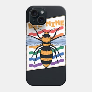 Bee Mine | Rainbow Bee Valentine Phone Case