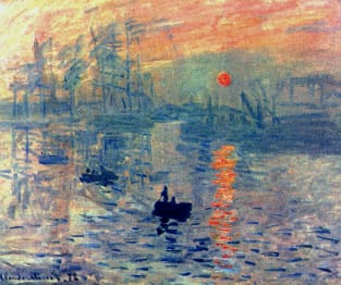 Impression, Sunrise by Claude Monet (1872) Magnet