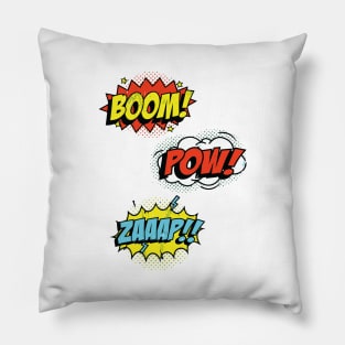 Comic Book Pow Zap Pillow