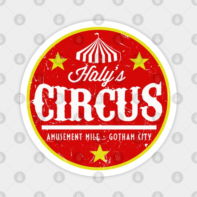 Haly's Circus (Distressed) Magnet by PopCultureShirts