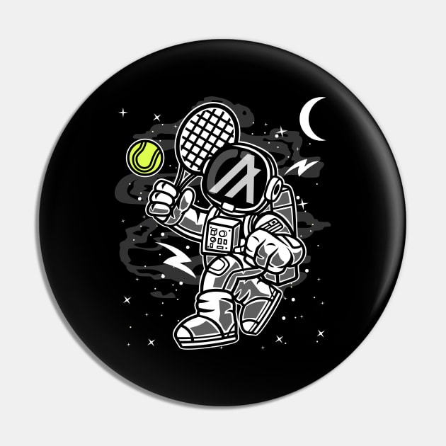 Astronaut Tennis Algorand ALGO Coin To The Moon Crypto Token Cryptocurrency Blockchain Wallet Birthday Gift For Men Women Kids Pin by Thingking About