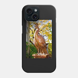 Bronzed Peacock in Autumn Phone Case