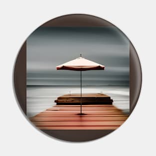Minimalist Beach Landscape Pin