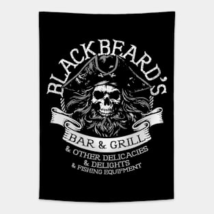 Blackbeard's Bar & Grill & Other Delicacies & Delights & Fishing Equipment Tapestry