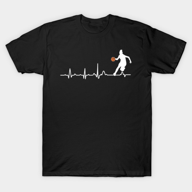 Women S Basketball Heartbeat Shirts Basketball T Shirt Teepublic