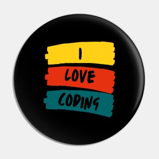 i love coding Pin