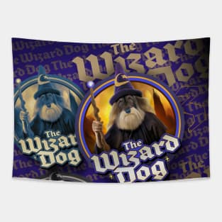 The wizard dog v2 Tapestry