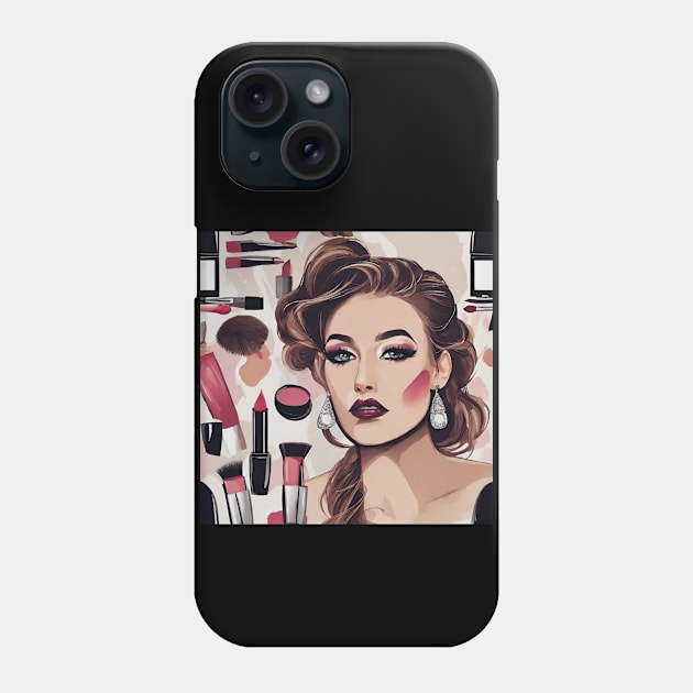 Makeup Artist Phone Case by Kings Court