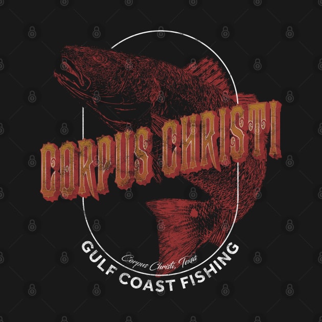 Corpus Christi Redfish by Rowdy Designs