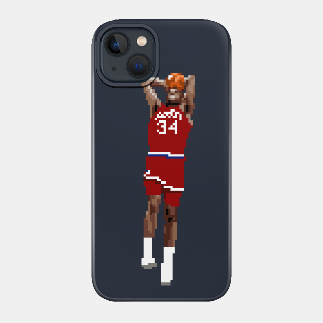 Charles Barkley Sixers Pixel Dunk - Charles Barkley - Phone Case