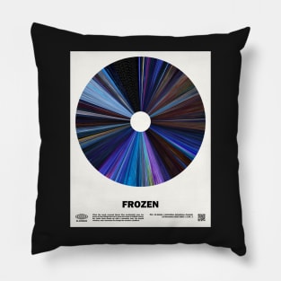 minimalFrozen Warp Barcode Movie Pillow