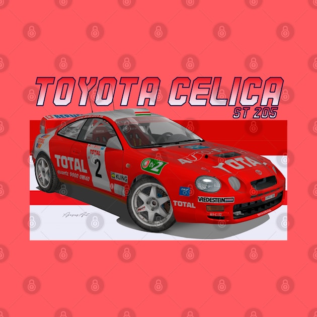 Toyota Celica ST205 by PjesusArt