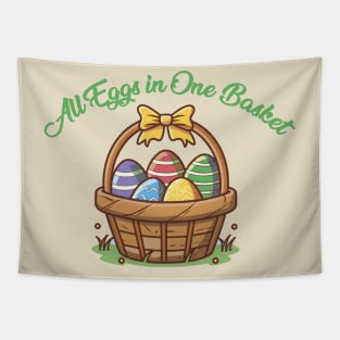 All Eggs in one basket Tapestry