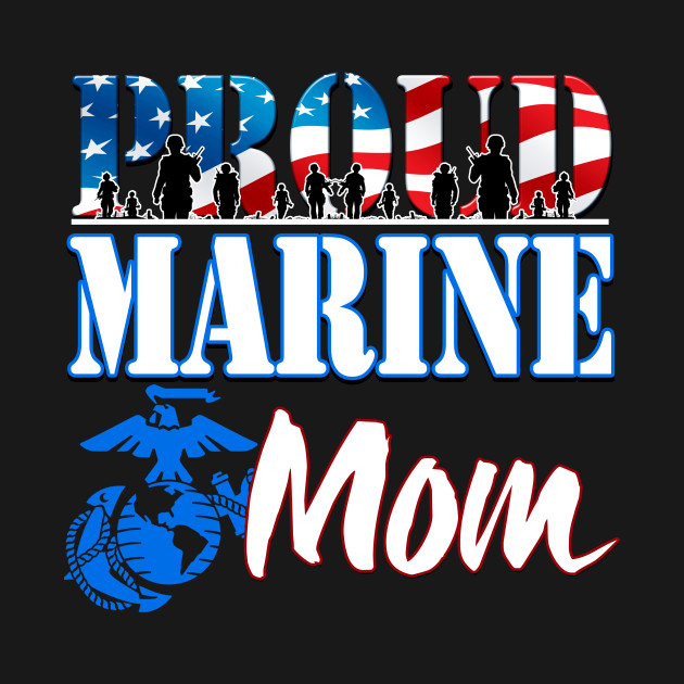 Download Proud Marine Mom Patriotic USA Military Mothers Day ...