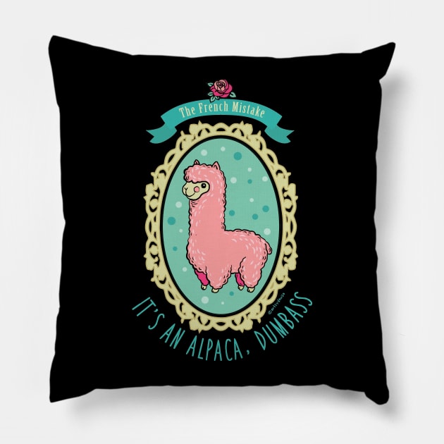 It's An Alpaca Dumbass Pillow by ArtsyDenise