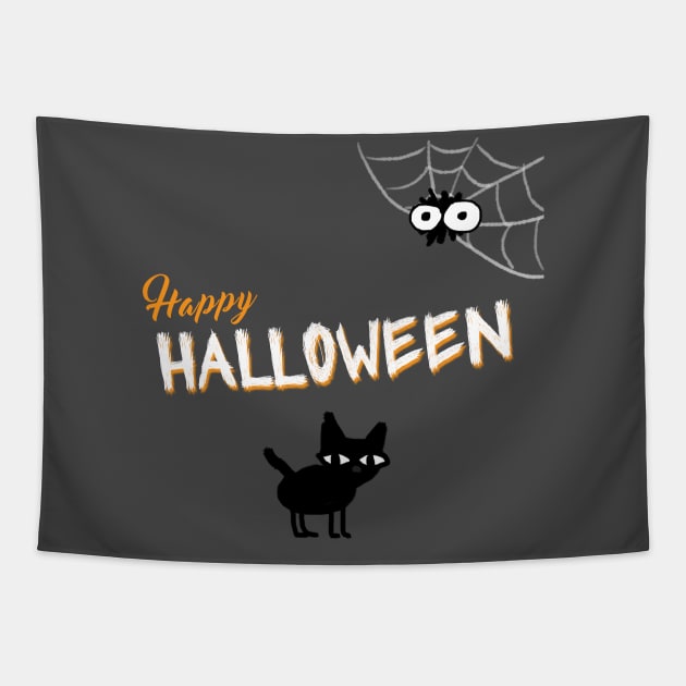 Happy halloween Tapestry by Beauny