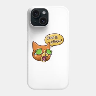 Yamete Kudasai Cat Phone Case