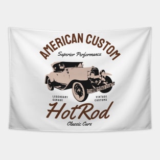 American Hotrod design Tapestry