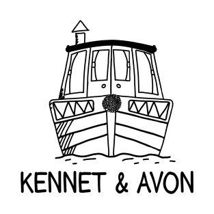 Kenet and Avon Canal Boat Narrowboat T-Shirt