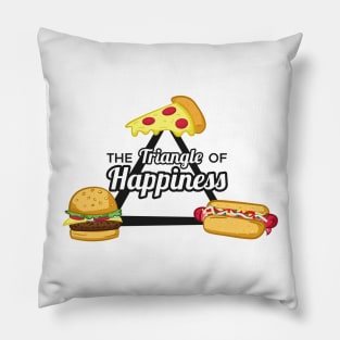 The Triangle of Happiness Pillow