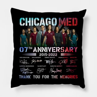 Chicago Med 07Th Anniversary 2015 2022 Thank You For The Memories Pillow