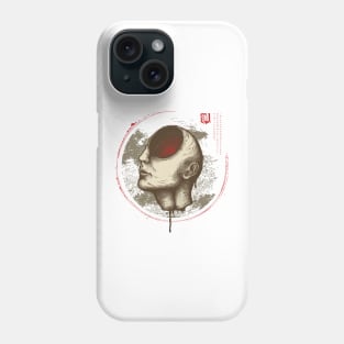 occultist metal creepy face Phone Case