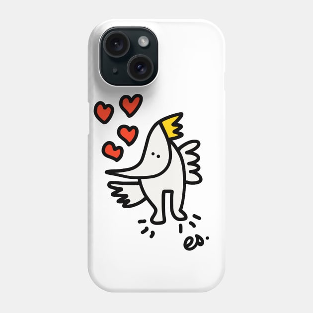 King of birds is giving love Phone Case by signorino